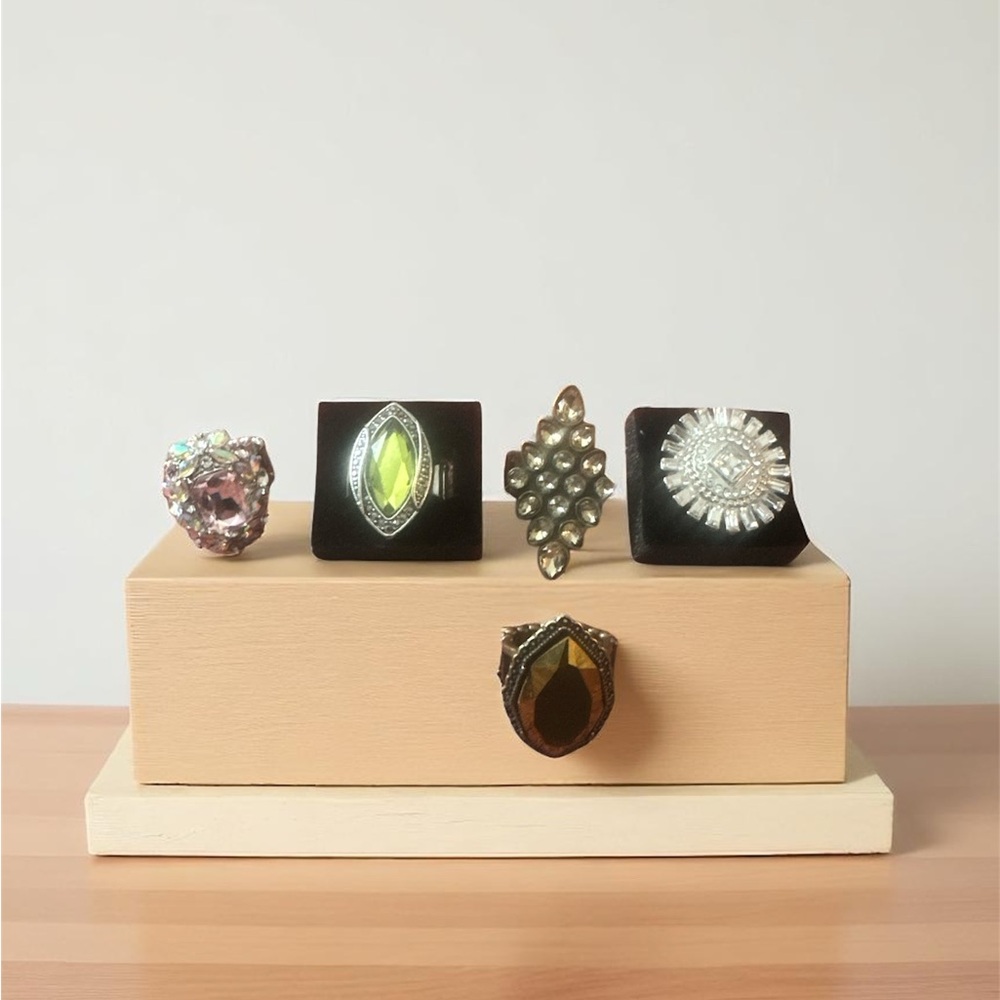 Elegant Statement Rings  Adjustable Pick One !